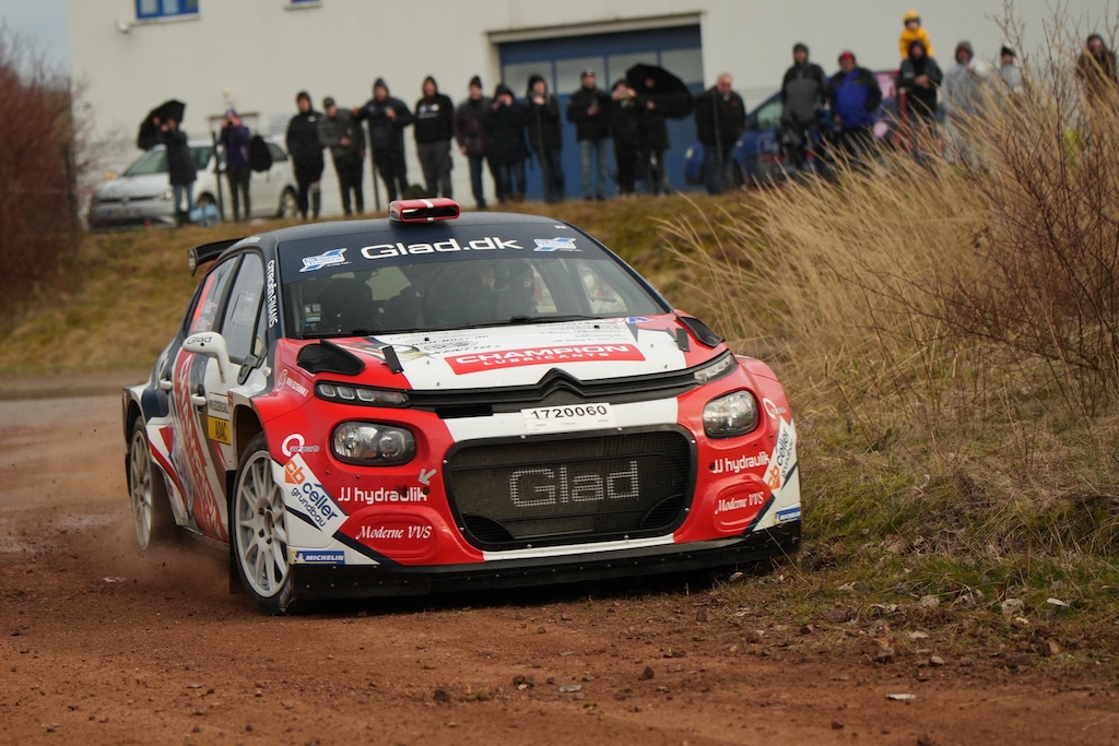 Kenneth Madsen/Mette Felthaus scorede en tredjeplads i Rallye Erzgebrige og slog undervejs hele den tyske elite.
(Foto: Sascha Dörrenbächer)